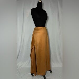 Suede Maxi Skirt